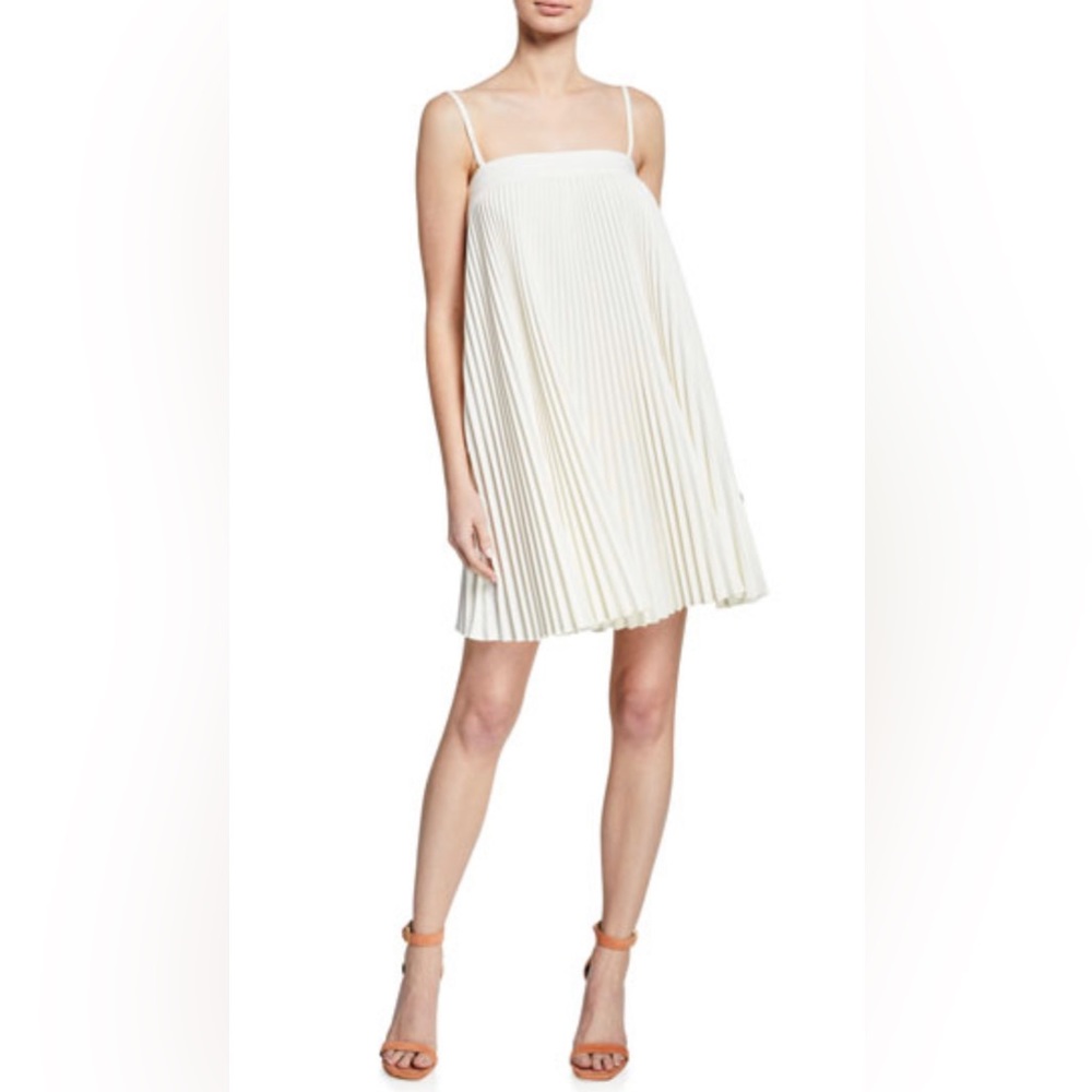 *Never Worn* Milly. Black. Mila Pleated Sleeveless Dress. Size:4